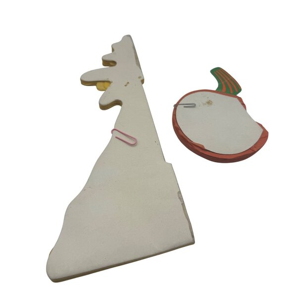 Vintage Honeycomb Paper Pumpkin & Cornstalk Decorations Fall Thanksgiving - Picture 2 of 8